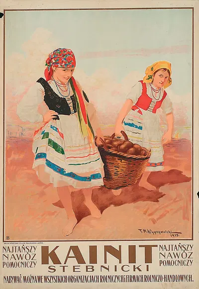 Kainit stebnicki. Najtańszy nawóz pomocniczy by Феликс Выгживалски, 1925 — digital art print download