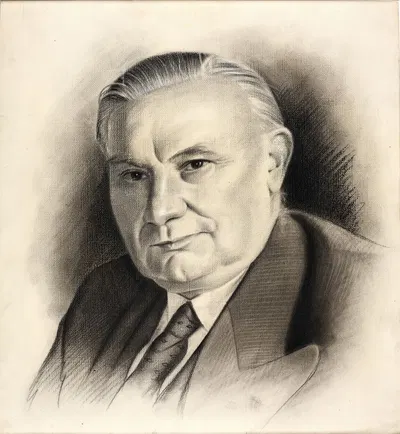 Ernest Bevin by Arthur Boughey — digital art print download
