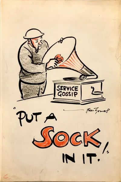 Put a sock in it! by Bert Thomas — digital art print download