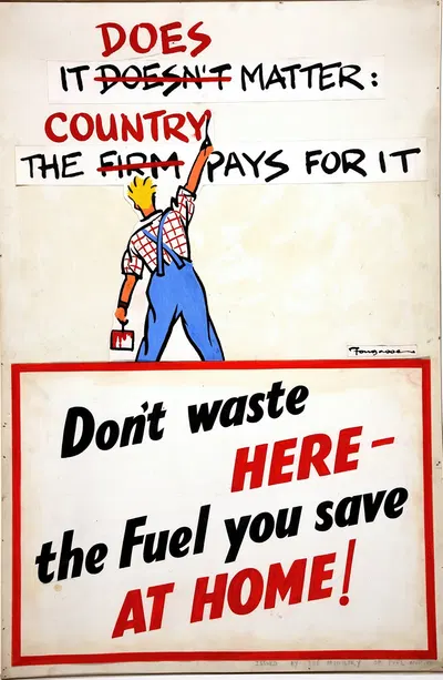 It does matter the country pays for it. Don't waste here the fuel you save at home by Cyril Kenneth Bird (Fougasse) —…