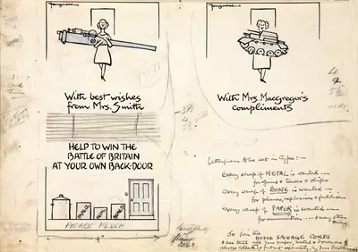 Appeal to join Home Salvage Corps by Cyril Kenneth Bird (Fougasse) — digital art print download