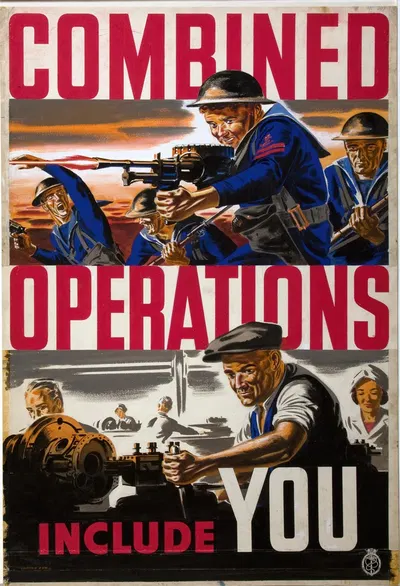 Combined operations include you by Harold Pym — digital art print download