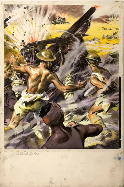 Battle scene by John Nunney — digital art print download