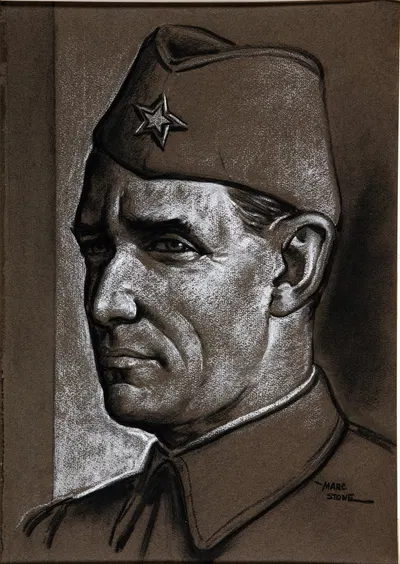 Marshal Tito by Marc Stone — digital art print download