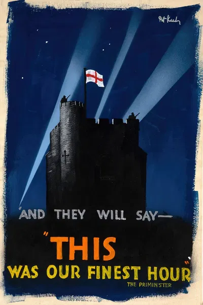 And they will say – 'This was our finest hour' – The Priminster by Pat Keely — digital art print download