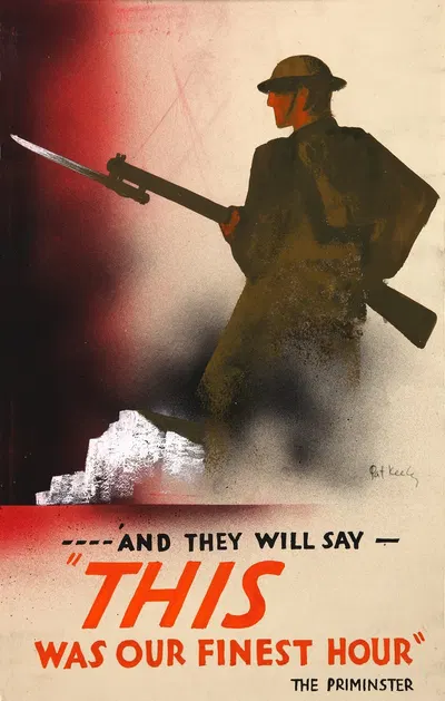 And they will say – 'This was our finest hour' The PriMinster by Pat Keely — digital art print download