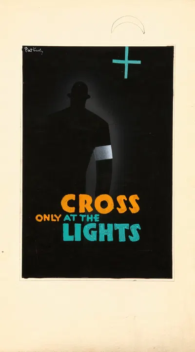 Cross only at the lights by Pat Keely — digital art print download