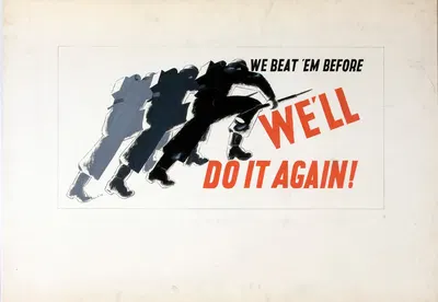We beat 'em before, we'll do it again! by Pat Keely — digital art print download