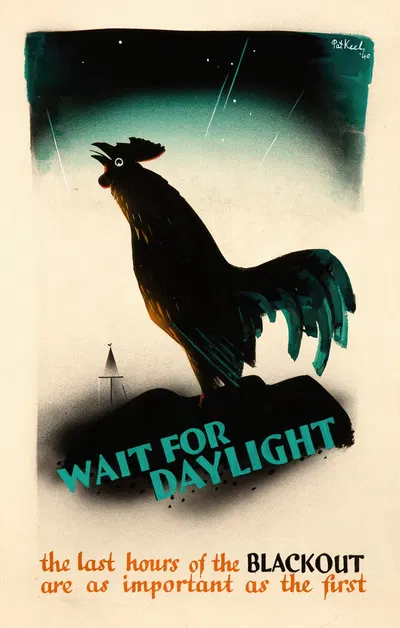 Wait for daylight. The last hours of the blackout are as important as the first by Pat Keely — digital art print download