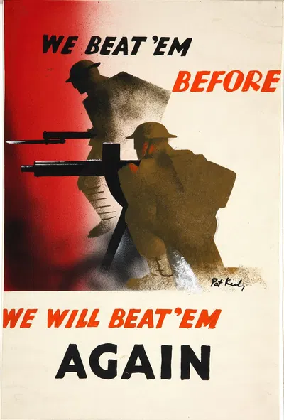 We beat 'em before. We will beat 'em again by Pat Keely — digital art print download