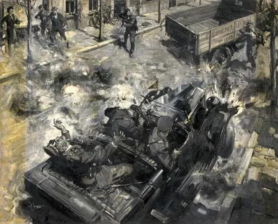 Assassination of Reinhard Heydrich by Терренс Кьюнео — digital art print download