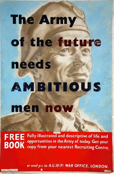 The Army of the Future needs ambitious men now by Томас Кантрелл Дагдейл — digital art print download