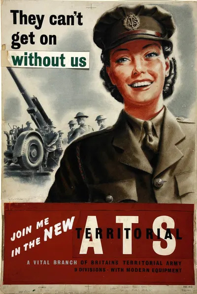 They can't get on without us. Join me in the new ATS, a vital branch of Britain's territorial army. 9 divisions – with…