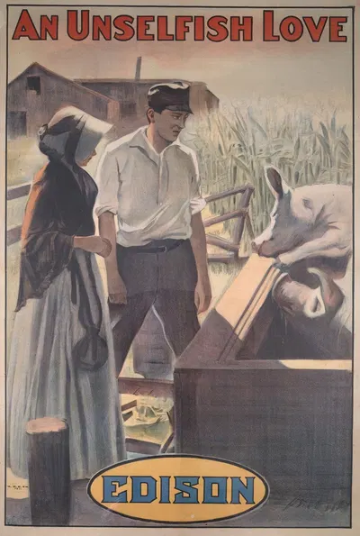 An Unselfish love. by A.B.C. Co., 1910 — digital art print download