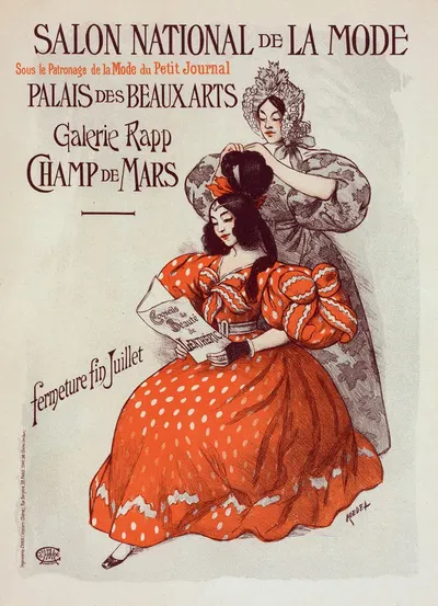 Salon de la Mode by Огюст Рёдель, 1900 — digital art print download