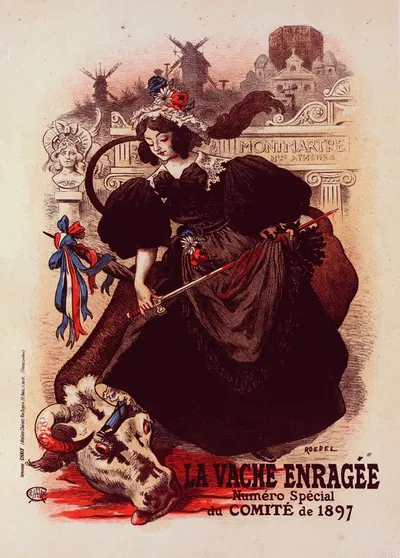 Vache enragée by Огюст Рёдель, 1899 — digital art print download