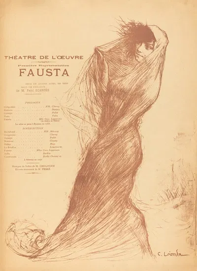 Fausta by Шарль-Люсьен Леандр, 1899 — digital art print download