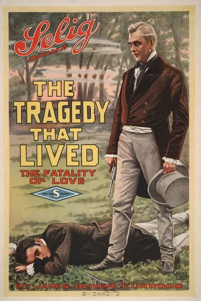 The tragedy that lived The fatality of love. by Гоэс Лито. Ко., 1914 — digital art print download