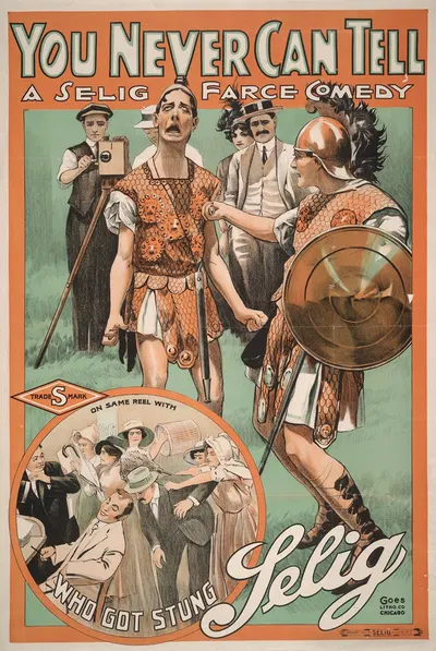 You never can tell A Selig farce comedy. by Гоэс Лито. Ко., 1914 — digital art print download