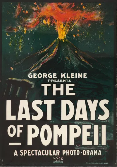 The Last Days of Pompeii by H.C. Miner Litho. Co., 1913 — digital art print download