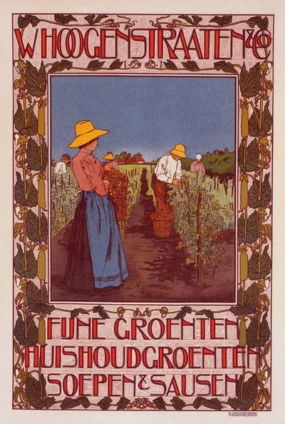 Whoogenstraaten & Co by Johann Georg van Caspel, 1900 — digital art print download