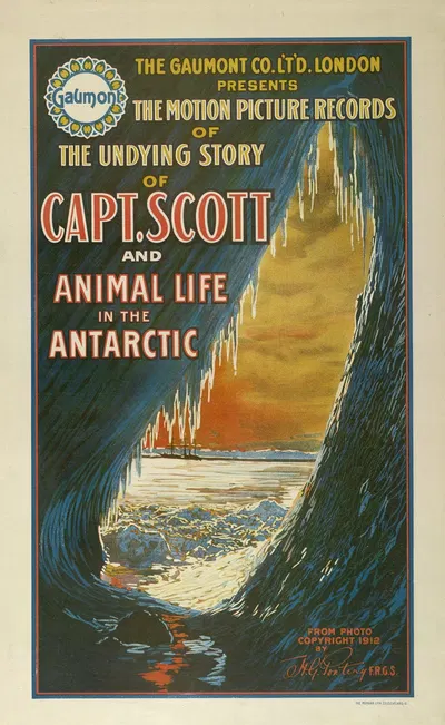 The Gaumont Co. L'T'D. London presents the motion picture records of the undying story of Capt. Scott and animal life in…
