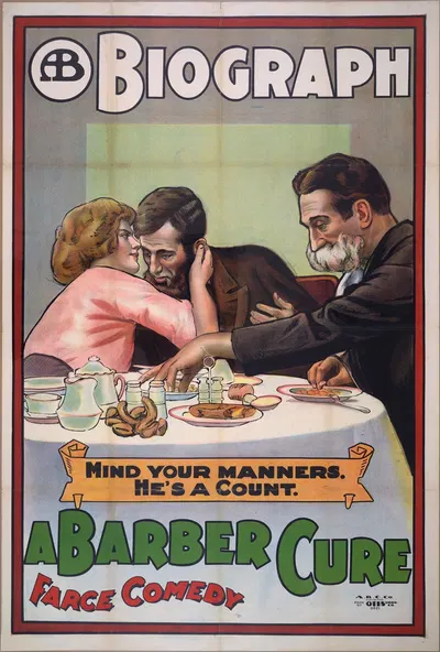 A Barber cure by The Otis Lithograph Co., 1913 — digital art print download