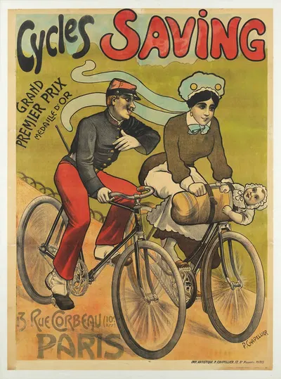 Cycles Saving by Philippe Chapellier — digital art print download