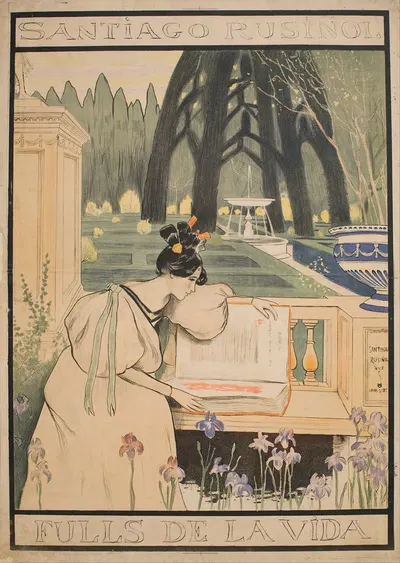 Fulls de la vida by Santiago Rusiñol, 1898 — digital art print download