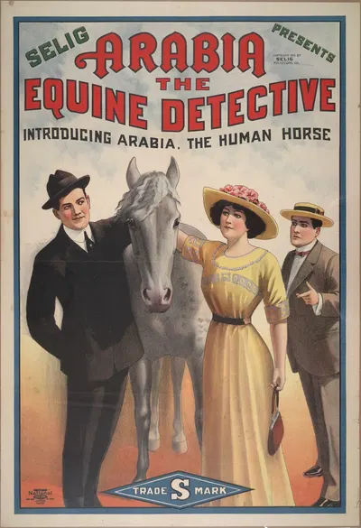 Arabia the equine detective by National Printing & Engraving Company, 1913 — digital art print download