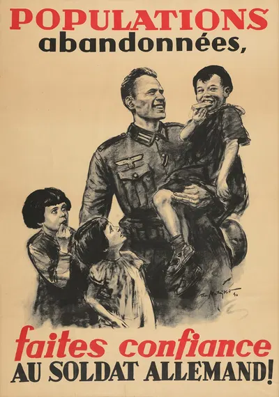 Populations abandonnées, faites confiance by Тео Матейко, 1940 — digital art print download