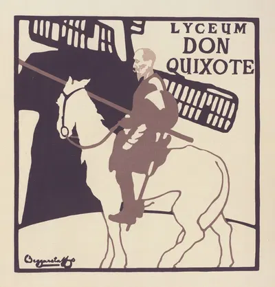 Don Quixote by William Nicholson, 1897 — digital art print download
