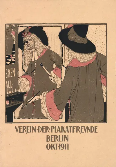 Verein der Plakatfreunde – Berlin – Okt 1911 by Burkhard Mangold, 1911 — digital art print download