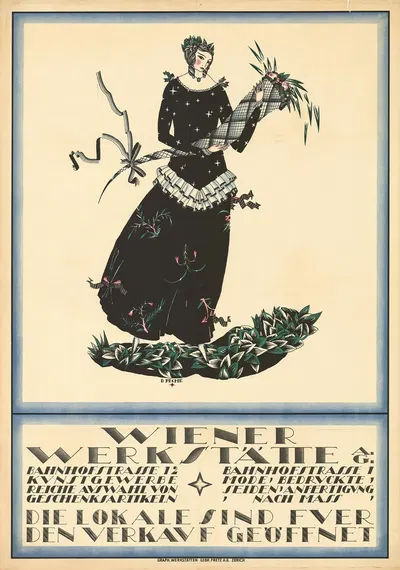 Wiener Werkstätte by Дагоберт Пеше, 1917 — digital art print download
