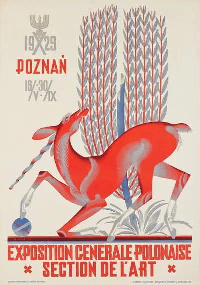 Poznań – Exposition Generale Polonaise – Section de l’art by Эдмунд Бартломейчик, 1929 — digital art print download