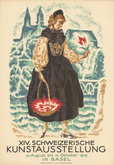 XIV. Schweizerische Kunstausstellung by Paul Kammüller, 1919 — digital art print download