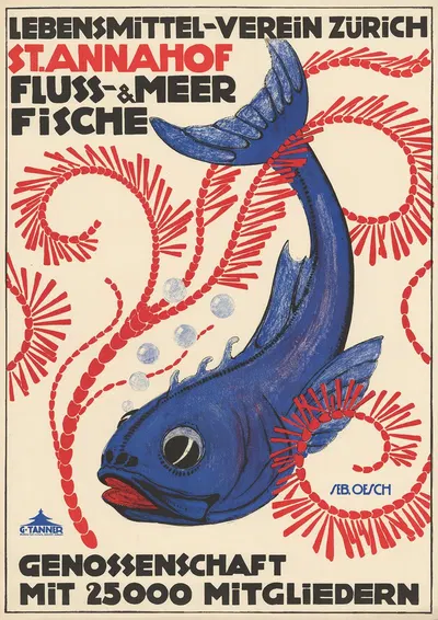 Lebensmittel-Verein Zürich – St. Annahof – Fluss- & Meerfische – Genossenschaft mit 25'000 Mitgliedern by Sebastian Oesch,…