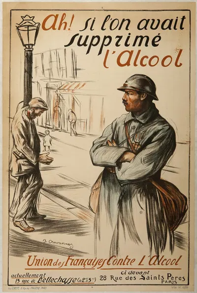 Ah ! Si l'on avait supprimé l'alcool by Bruno Chavannaz, 1917 — digital art print download