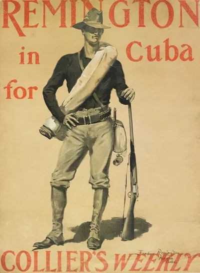 Remington In Cuba for 'Collier’s Weekly' by Фредерик Ремингтон, 1899 — digital art print download
