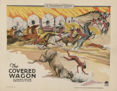 The covered wagon by James Cruze, 1923 — digital art print download