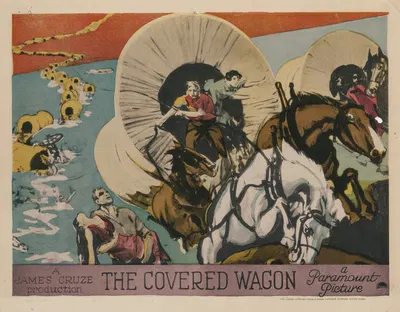 The covered wagon by James Cruze, 1923 — digital art print download