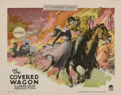 The covered wagon by James Cruze, 1923 — digital art print download