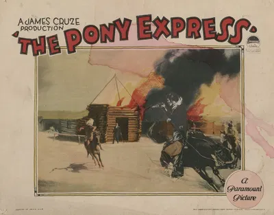 The Pony Express by James Cruze, 1925 — digital art print download
