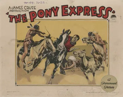 The Pony Express by James Cruze, 1925 — digital art print download