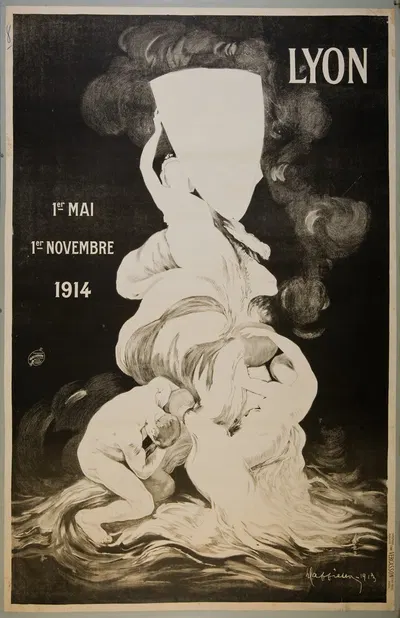 Exposition internationale Lyon by Леонетто Каппьелло, 1914 — digital art print download