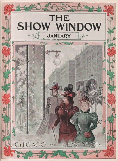 The Show window, January by Lyman Frank Baum, 1898 — digital art print download