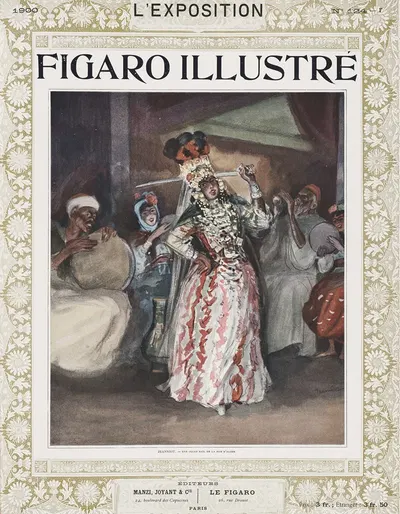 Une ouled nail de la rue d'Alger by Пьер Жорж Жанио, 1900 — digital art print download