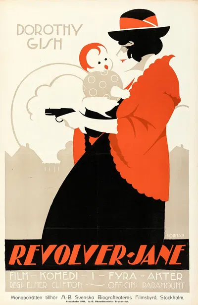 Battling Jane by Eric Rohman, 1919 — digital art print download