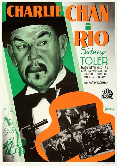 Charlie Chan in Rio by Eric Rohman, 1942 — digital art print download