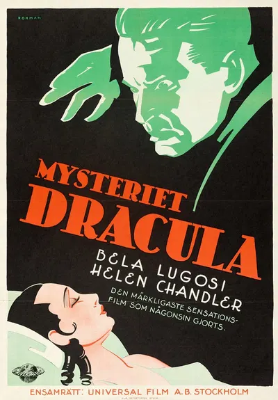 Dracula by Eric Rohman, 1931 — digital art print download